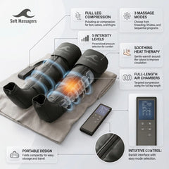 Elite 4-Chamber Air Compression Leg Recovery Boots