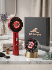 Professional 3D Kneading Scalp Massager with Red Light Therapy