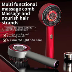 Professional 3D Kneading Scalp Massager with Red Light Therapy