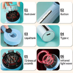 Advanced LED Light Therapy & Essential Oil Scalp Applicator