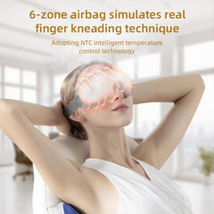 Premium Bluetooth Smart Air Pressure Eye Massager with Heat