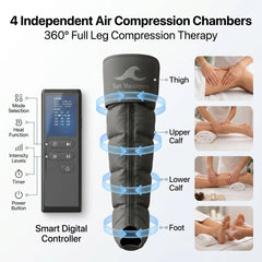 Elite 4-Chamber Air Compression Leg Recovery Boots