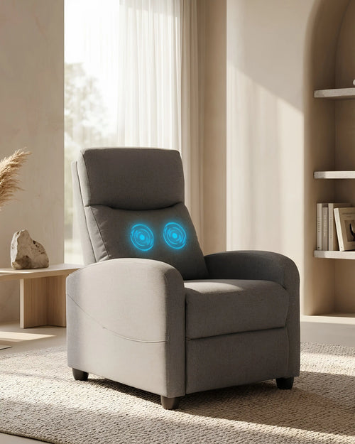 Modern Ergonomic Recliner Sofa with Integrated Massage