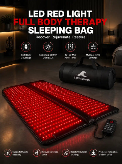LED Red Light Full Body Therapy Sleeping Bag