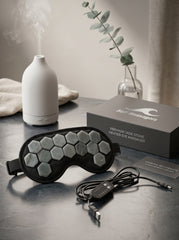 Natural Jade Stone Heated Eye Mask with Smart Temperature Control