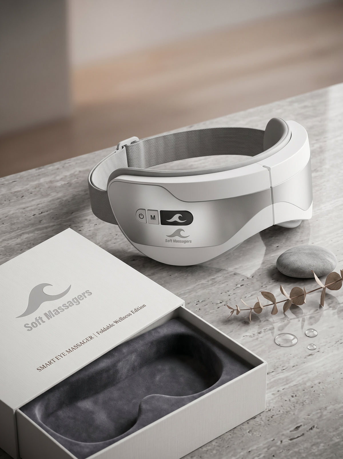 Intelligent Portable Eye Massager with Vibration & Soothing Heat