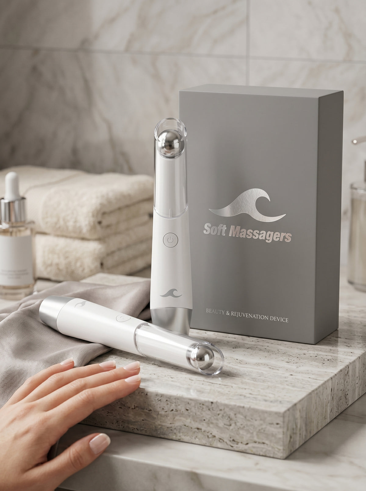 Professional Mini Electric Eye Massager with Heat & High-Frequency Vibration