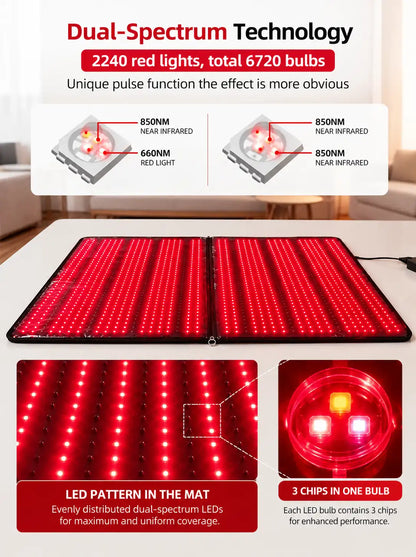 LED Red Light Full Body Therapy Sleeping Bag