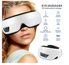 Professional 6D Smart Air Compression Eye Massager with Heat & Music
