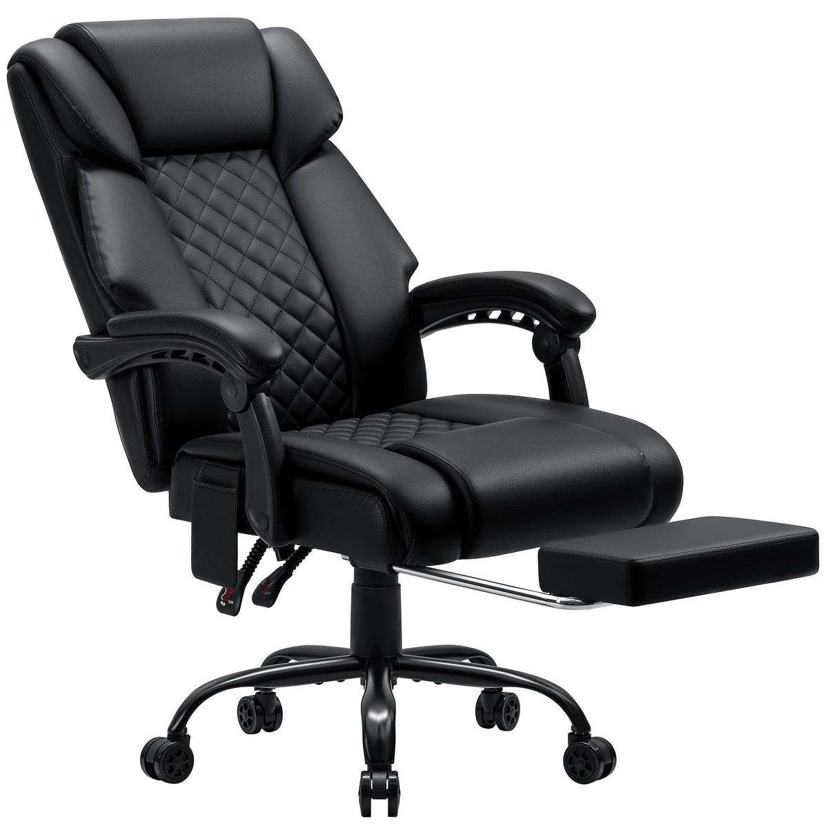 Ergonomic High-Back Executive Office Chair with Massage & Heat