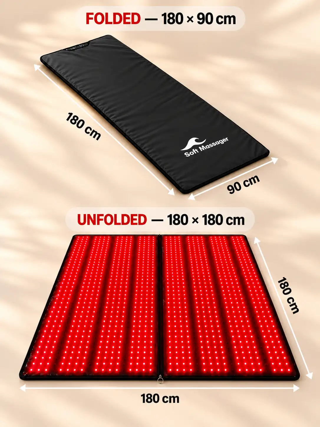LED Red Light Full Body Therapy Sleeping Bag