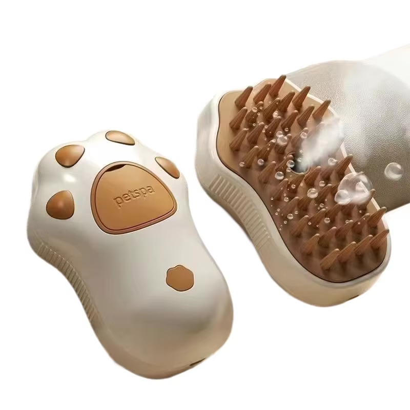 Modern Silicone Pet Spray Comb & Massage Brush