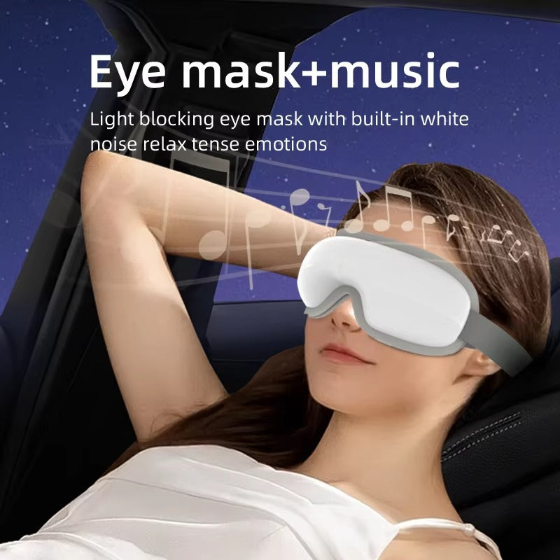 Premium Bluetooth Smart Air Pressure Eye Massager with Heat
