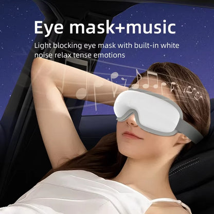 Smart Charging Bluetooth Soft Air Pressure Hot Compress Cross-Border Eye Massage