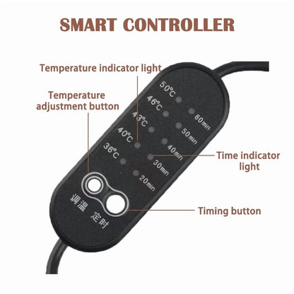 Gentle Warm Compress Heated Eye Mask Massage & Jade Stone Eye Pad for Relaxation, Work Breaks & Daily Comfort