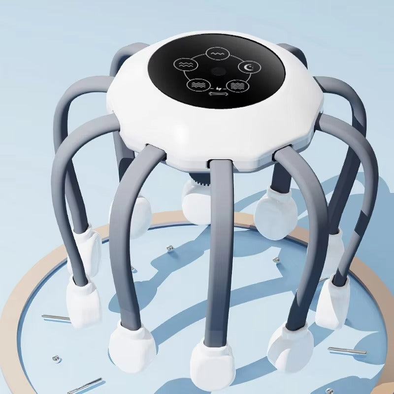Durable Electric 10-Claw Scalp Massager for Deep Sleep & Relaxation