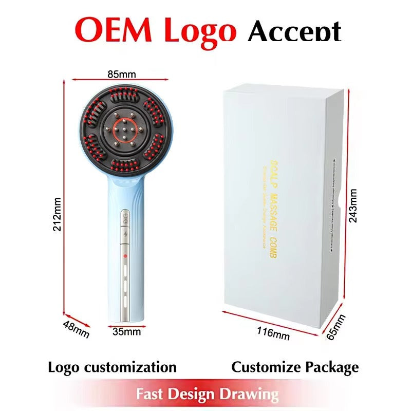 Advanced LED Light Therapy & Essential Oil Scalp Applicator