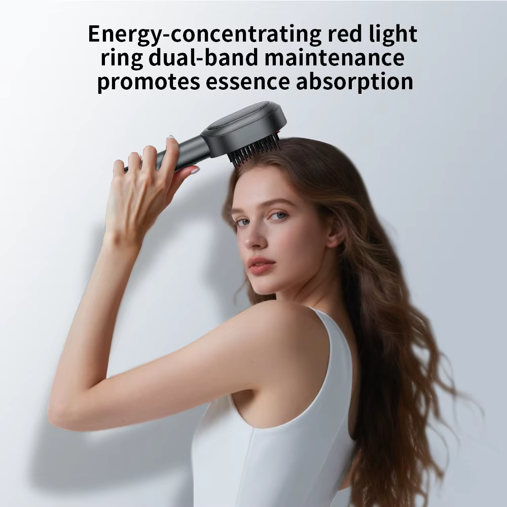 Professional Electric Scalp Massager & Precision Oil Applicator