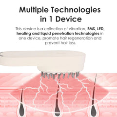 Synogal Red Light Electric Scalp Massager & Oil Applicator