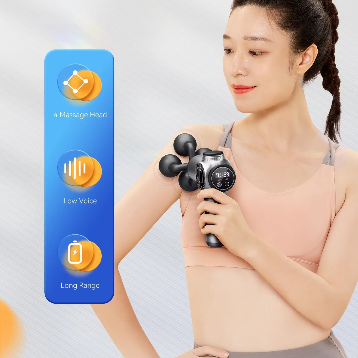 Fascia Percussion Massager – Professional Deep Tissue Muscle Gun