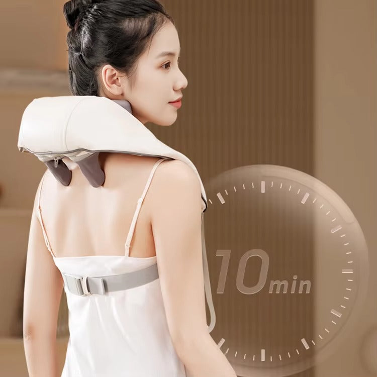 2025 Hot Products Hand-Like Kneading Massage Neck and Shoulder and Back Massager Heating Shiatsu Neck Massager Electric