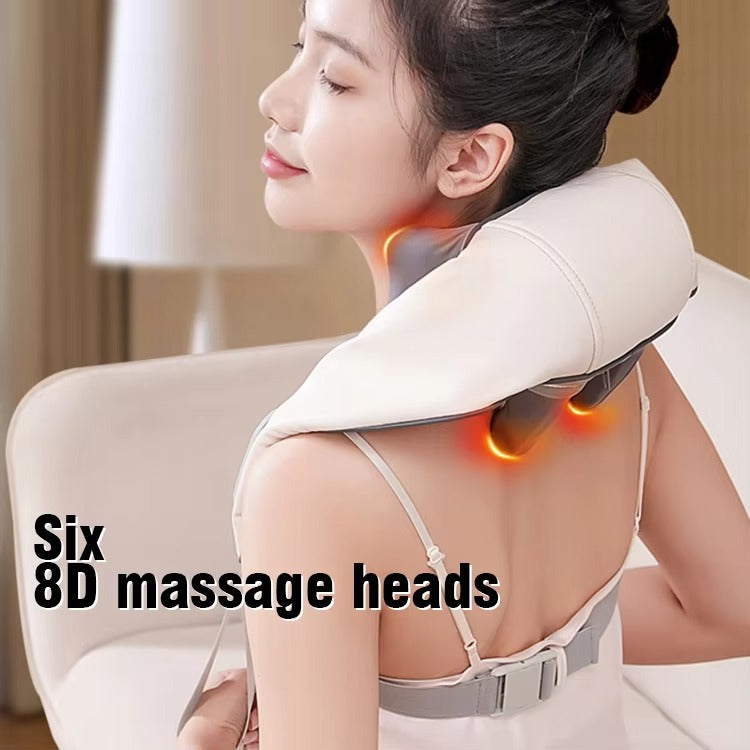 6D Deep-Tissue Neck & Shoulder Massager With Advanced Heat Therapy