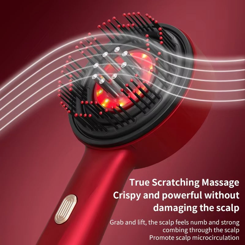 Professional 3D Kneading Scalp Massager with Red Light Therapy