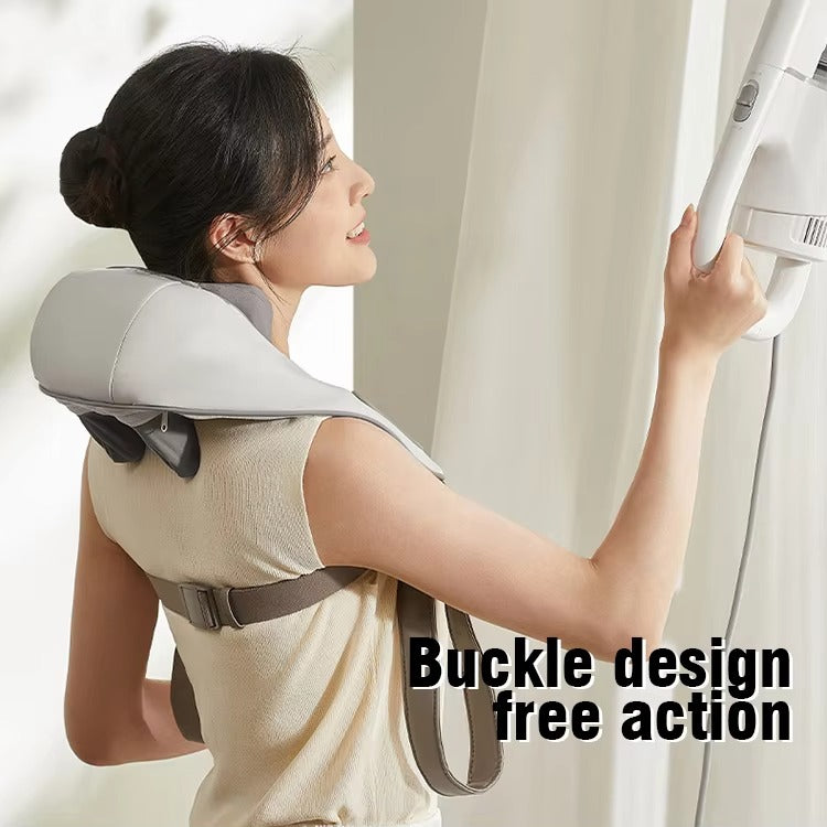2025 Hot Products Hand-Like Kneading Massage Neck and Shoulder and Back Massager Heating Shiatsu Neck Massager Electric