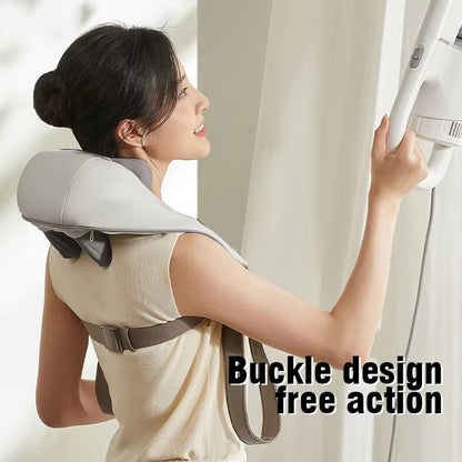 2025 Hot Products Hand-Like Kneading Massage Neck and Shoulder and Back Massager Heating Shiatsu Neck Massager Electric