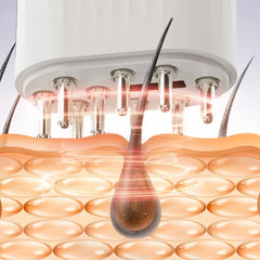 Precision Electric Scalp Massager & Red Light Growth Applicator