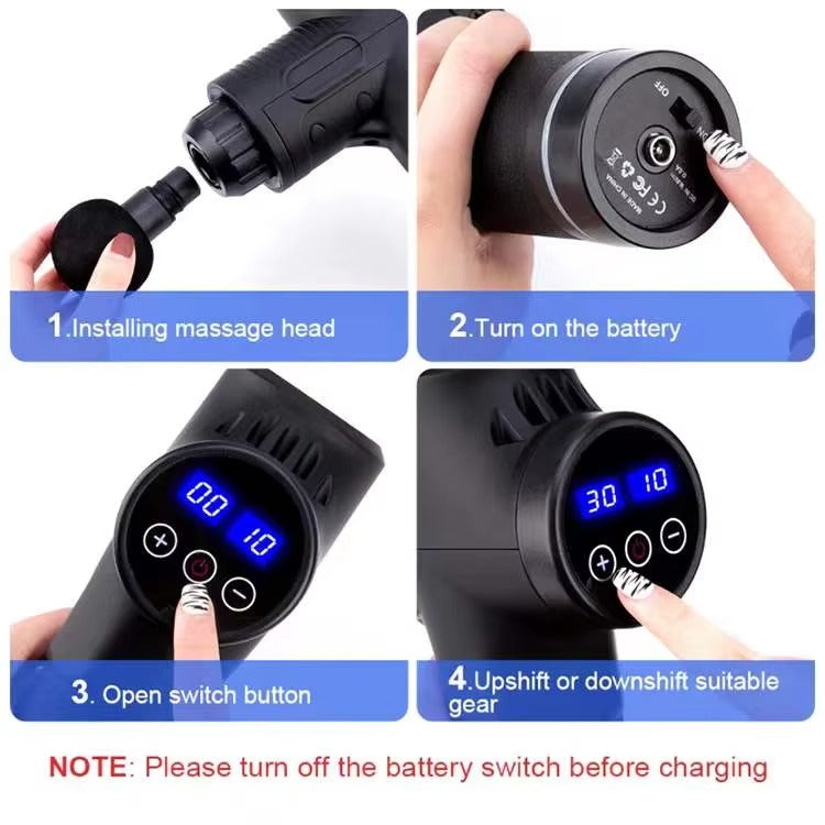 Elite Performance Deep Tissue Percussion Massage Gun