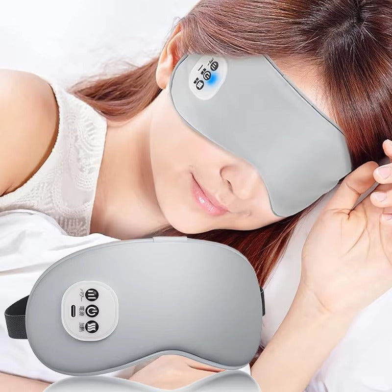 Eye Massager with Heat Vibration Air Pressure Massage Wireless Bluetooth Music Rechargeable Eye Therapy Massage for Relief