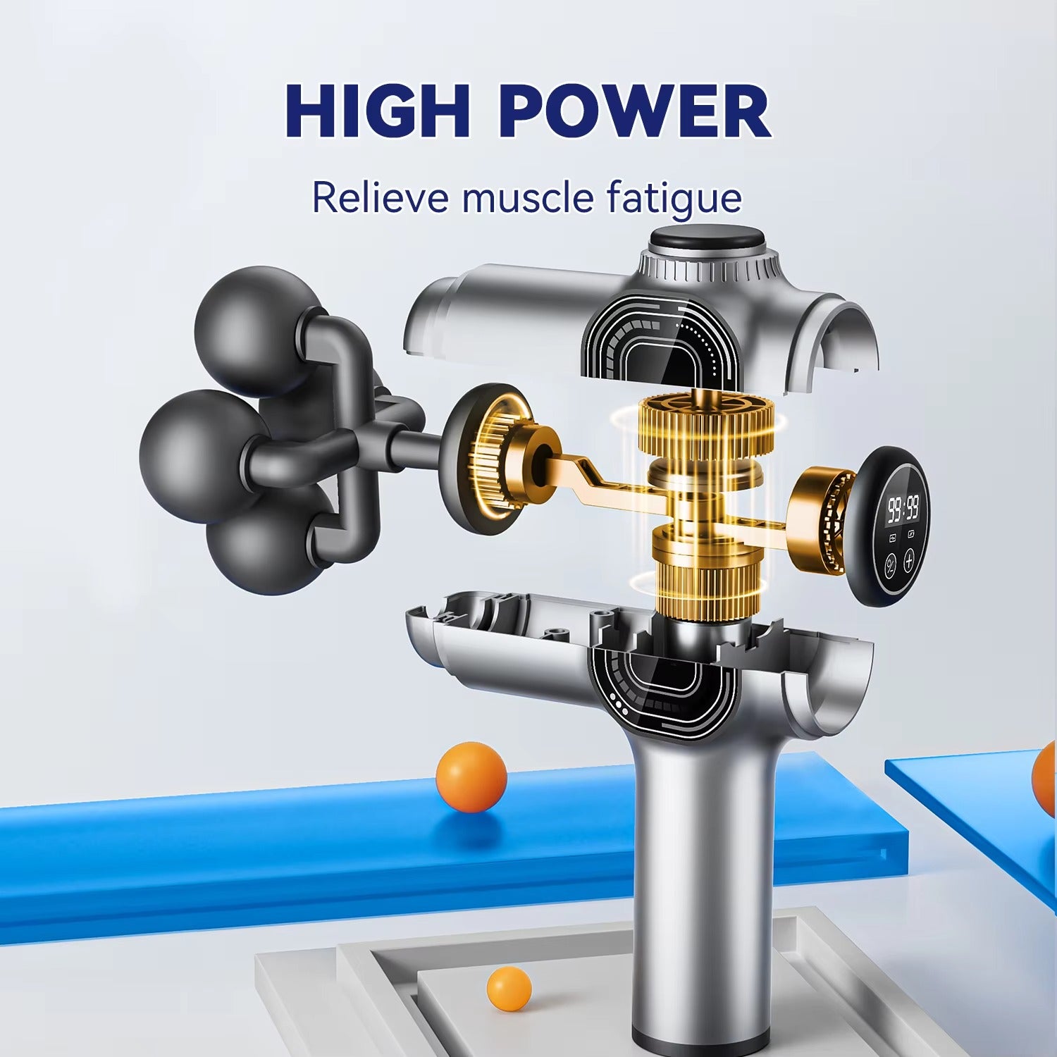 Fascia Percussion Massager – Professional Deep Tissue Muscle Gun