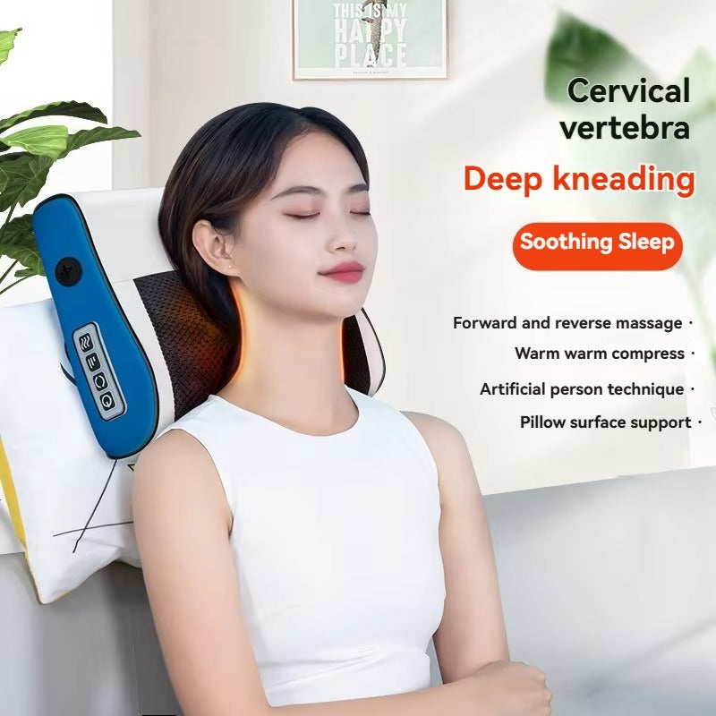 Ergonomic Deep-Kneading Shiatsu Massage Pillow