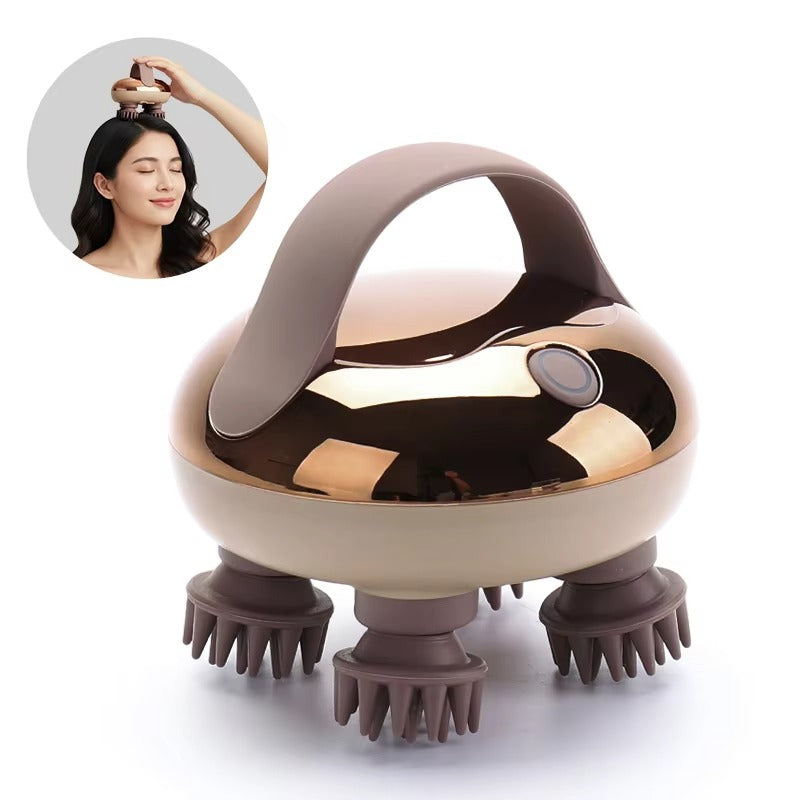 Smart Electric Handheld Scalp Massager & Vibration Brush