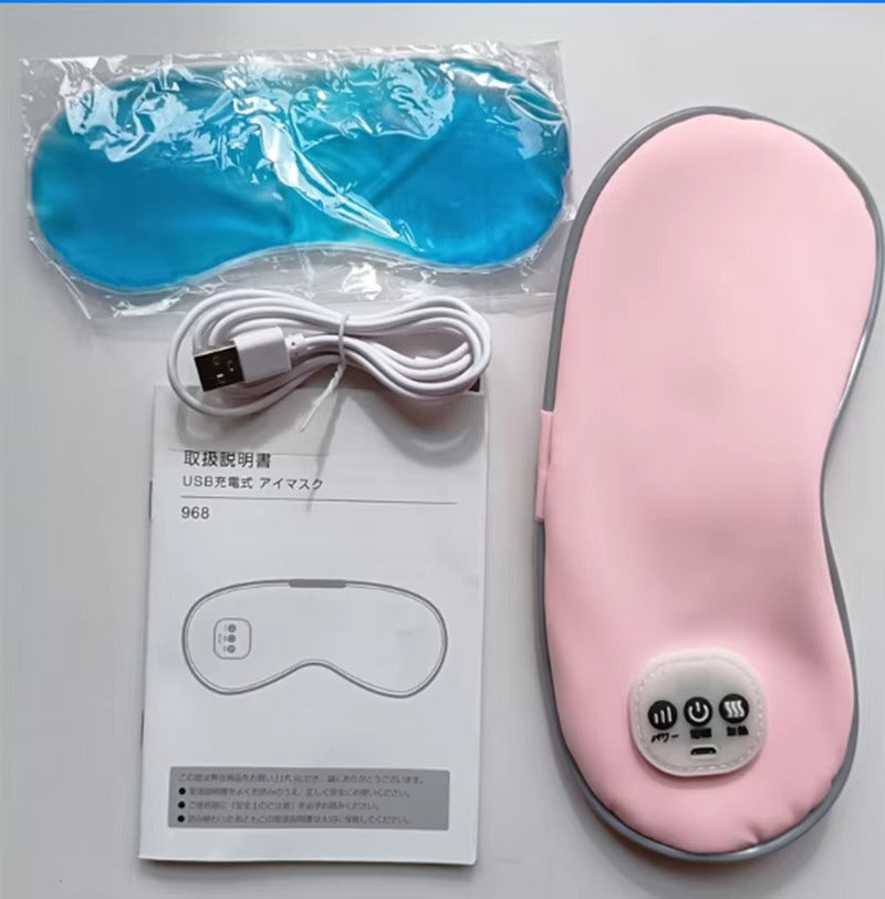 Eye Massager with Heat Vibration Air Pressure Massage Wireless Bluetooth Music Rechargeable Eye Therapy Massage for Relief